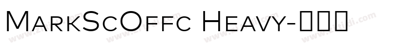 MarkScOffc Heavy字体转换